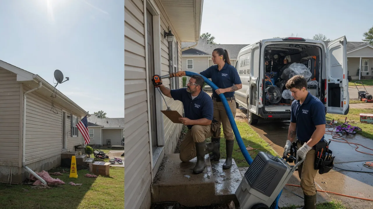 Ceiling Water Damage Restoration in Drewryville, VA near me
